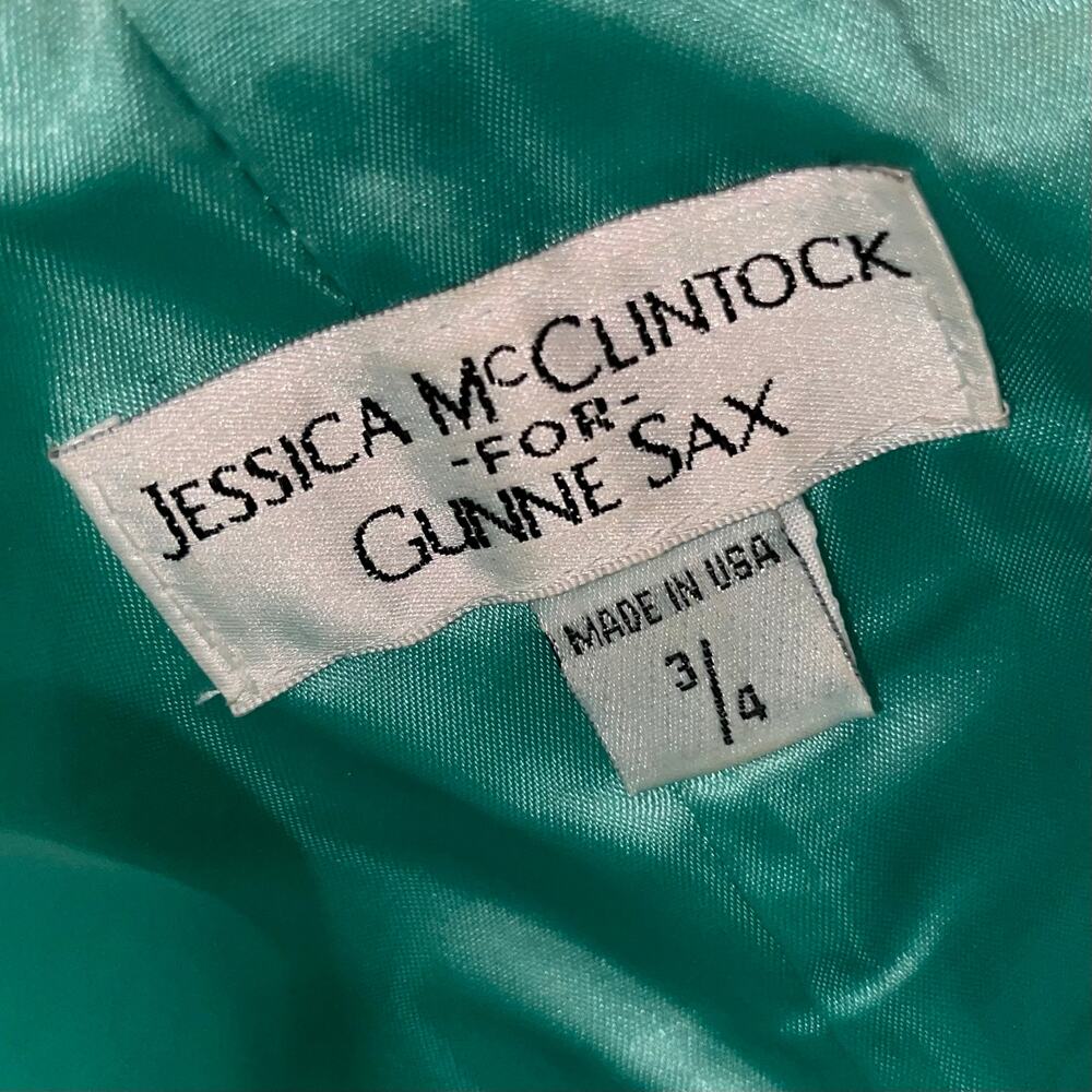 Jessica McClintock Gunne Sax Vintage Dress Y2K Corset - Picture 8 of 9